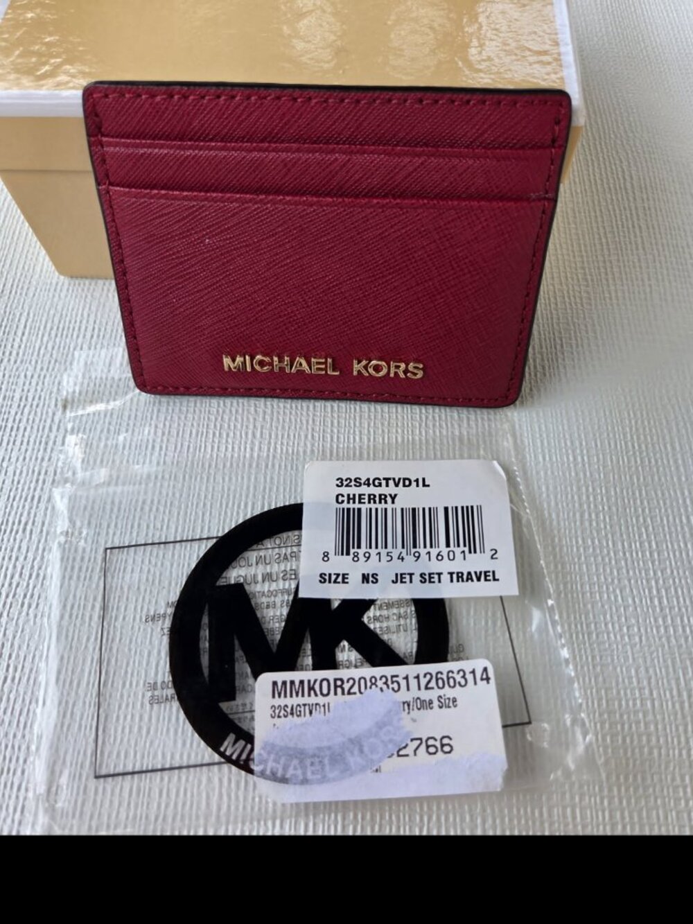 Michael Kors Jet Set Travel Card Holder, NEW IN BOX, EXC. NEW CONDITION